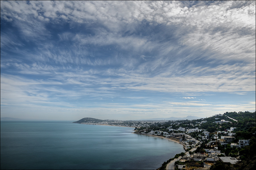Panorama sur la baie de Tunis