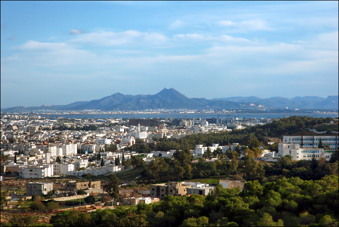 Panorama sur Tunis