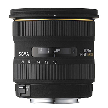 Objectif Grand Angle : SIGMA 10-20 mm F4-5,6 DC EX